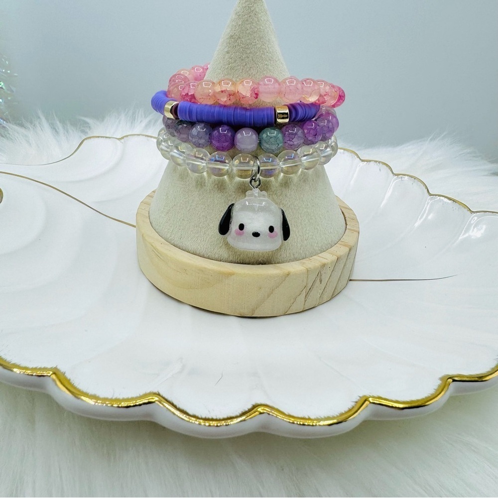 Pochacco beaded Arm Candy Bracelet - Picture 4 of 7